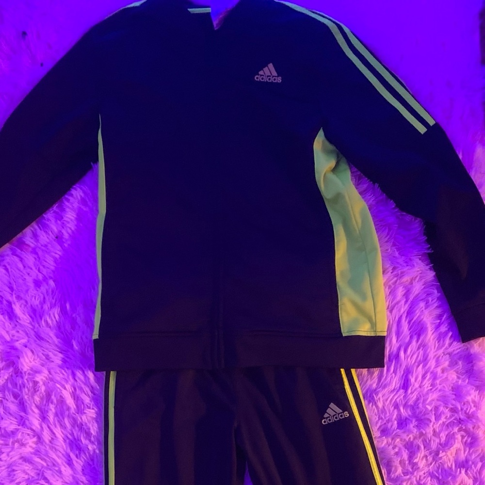 Adidas jacket and jogger set